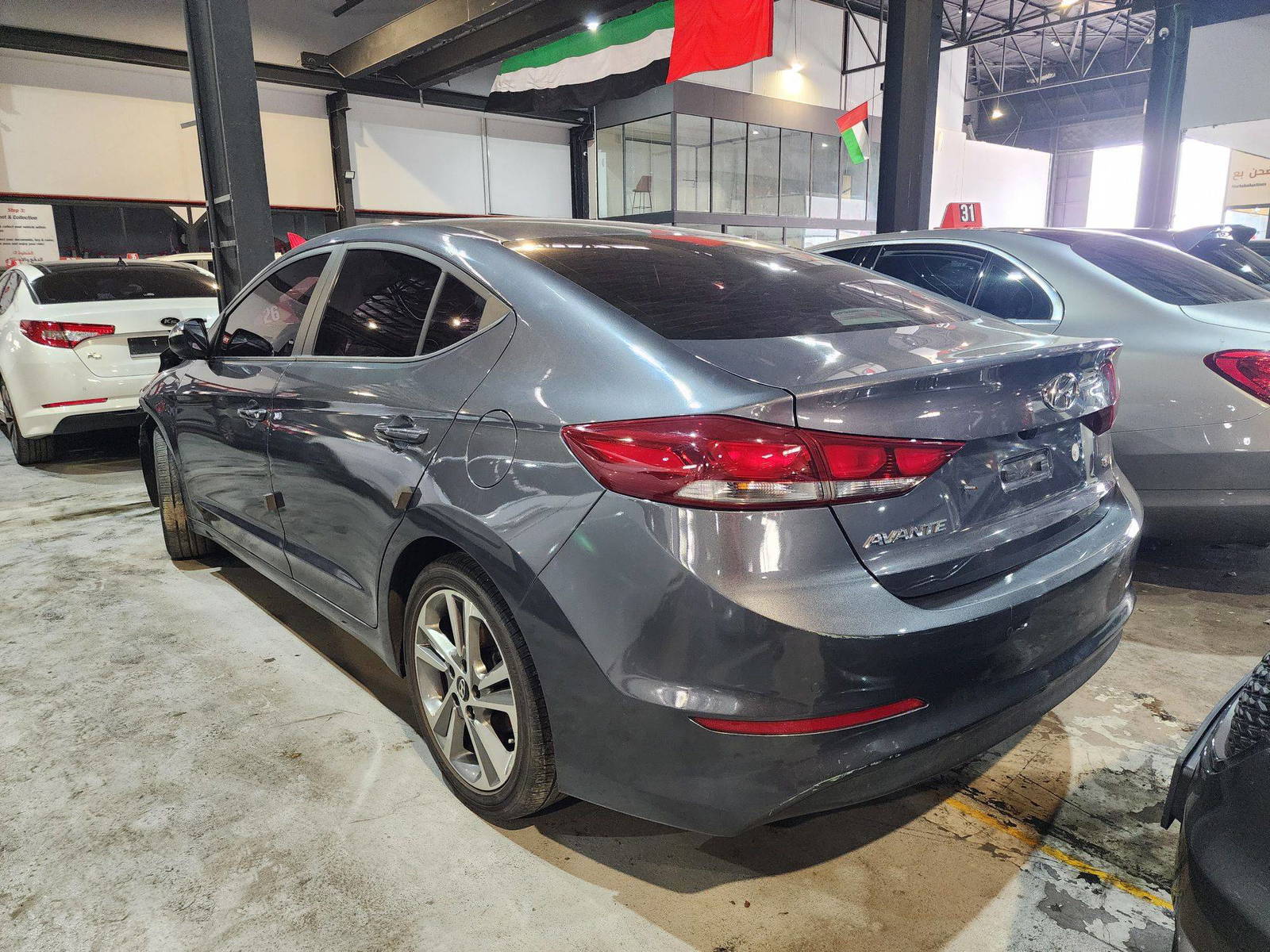 2017 HYUNDAI AVANTE — 123053 KM — Lot 332465 — Al Quoz - Marhaba Auctions Used Cars - Image 3