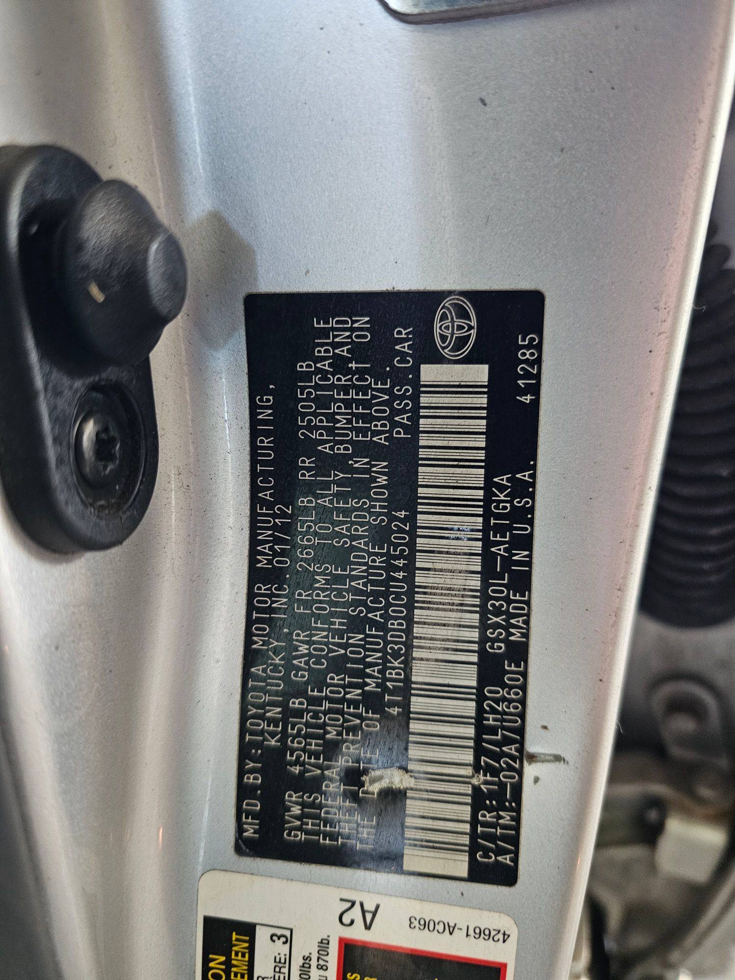 TOYOTA AVALON 2012 - Marhaba Auction Used Cars - Image 10