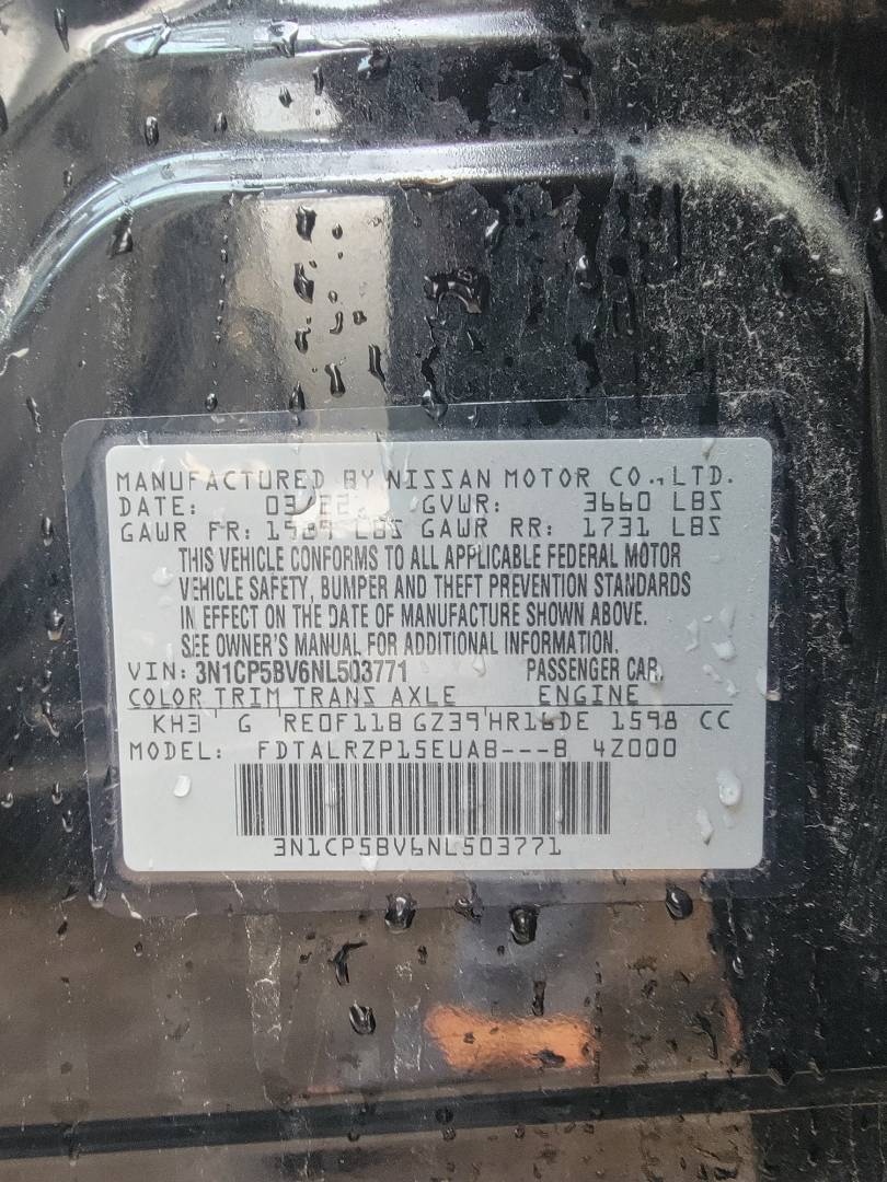 2022 NISSAN KICKS — 42225 Miles — Lot NL503771 — Main - Marhaba Auctions Used Cars - Image 9