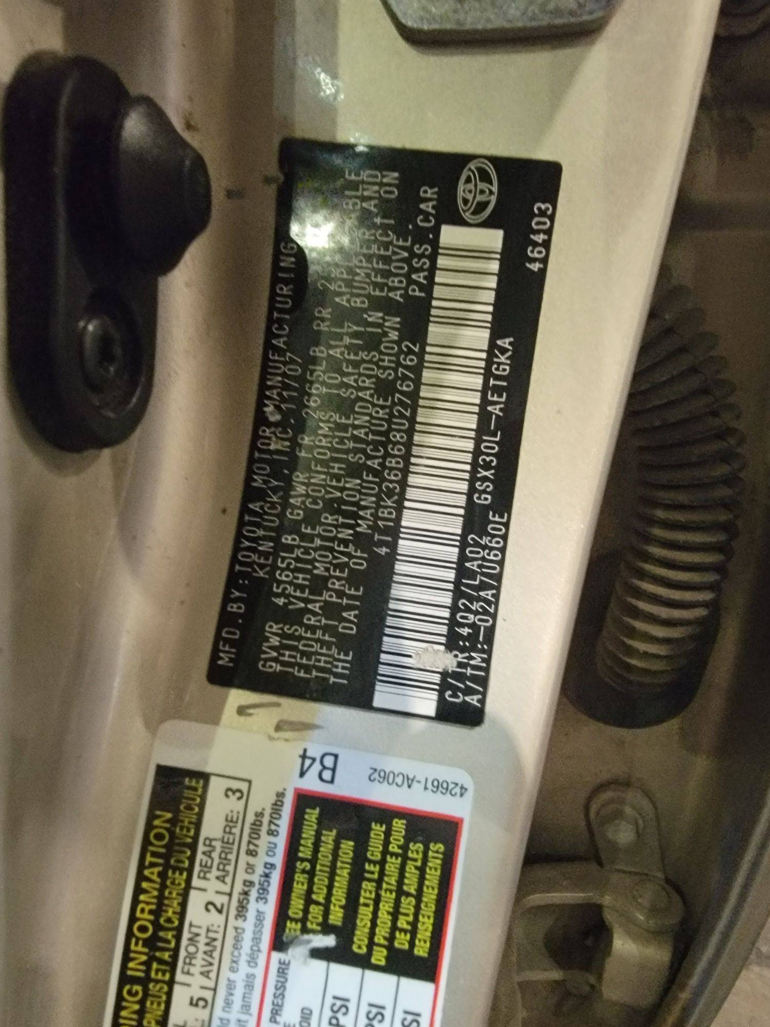 TOYOTA AVALON 2008 - Marhaba Auction Used Cars - Image 9