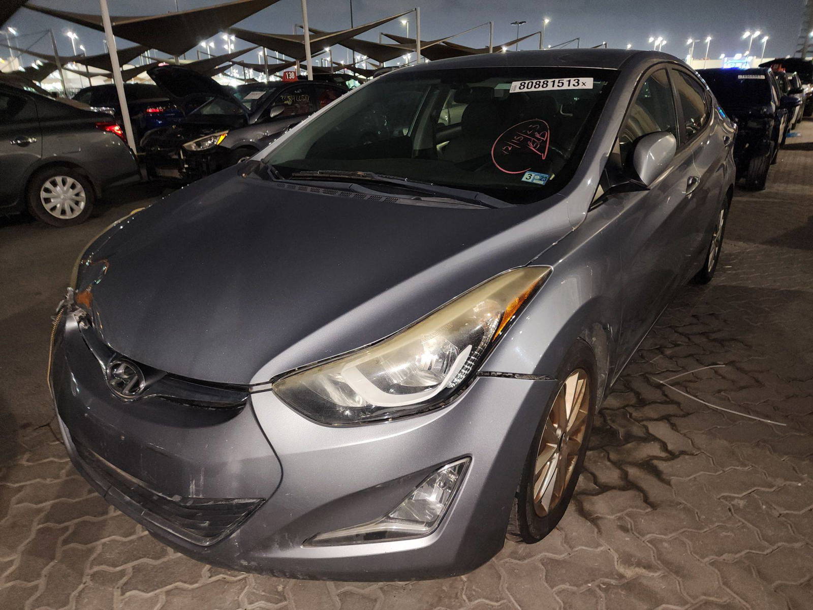 2015 HYUNDAI ELANTRA — 153110 Miles — Lot 80881513 - Marhaba Auctions Used Cars - Image 6