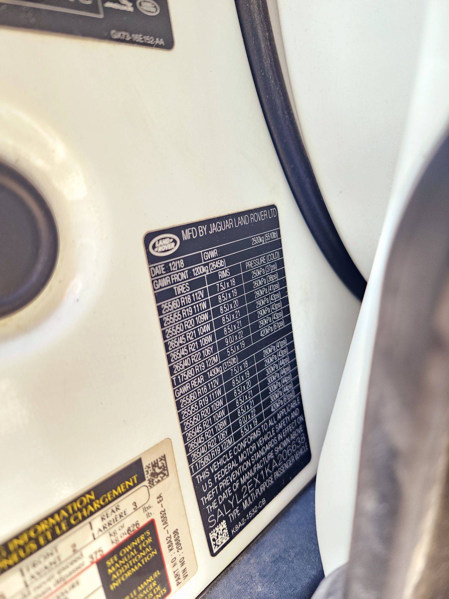 LAND ROVER RANGE ROVER DYNAMIC SE 2019 - Marhaba Auction Used Cars - Image 10