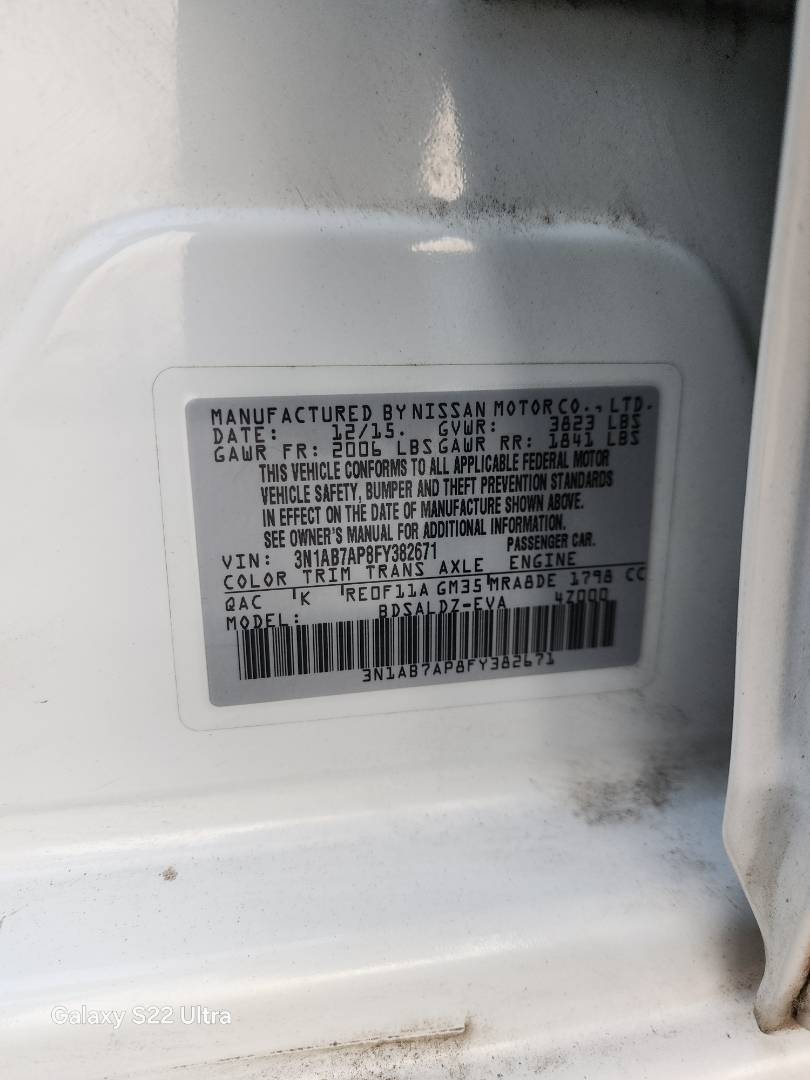 2015 NISSAN SENTRA — 213718 Miles — Lot 82671 — Main - Marhaba Auctions Used Cars - Image 10