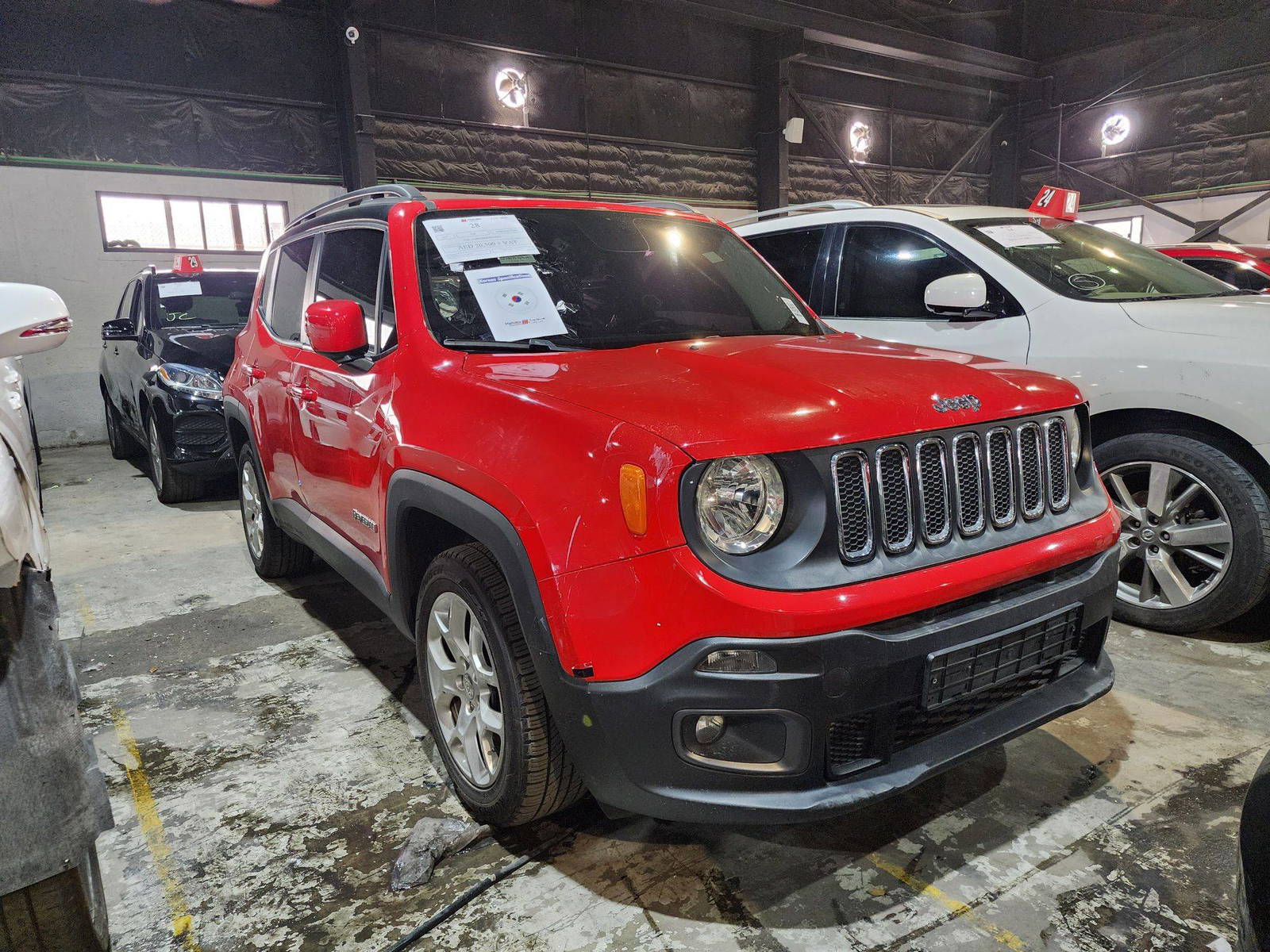 2017 JEEP RENEGADE SPORT — 96320 KM — Lot E58963 — Al Quoz - Marhaba Auctions Used Cars - Image 4
