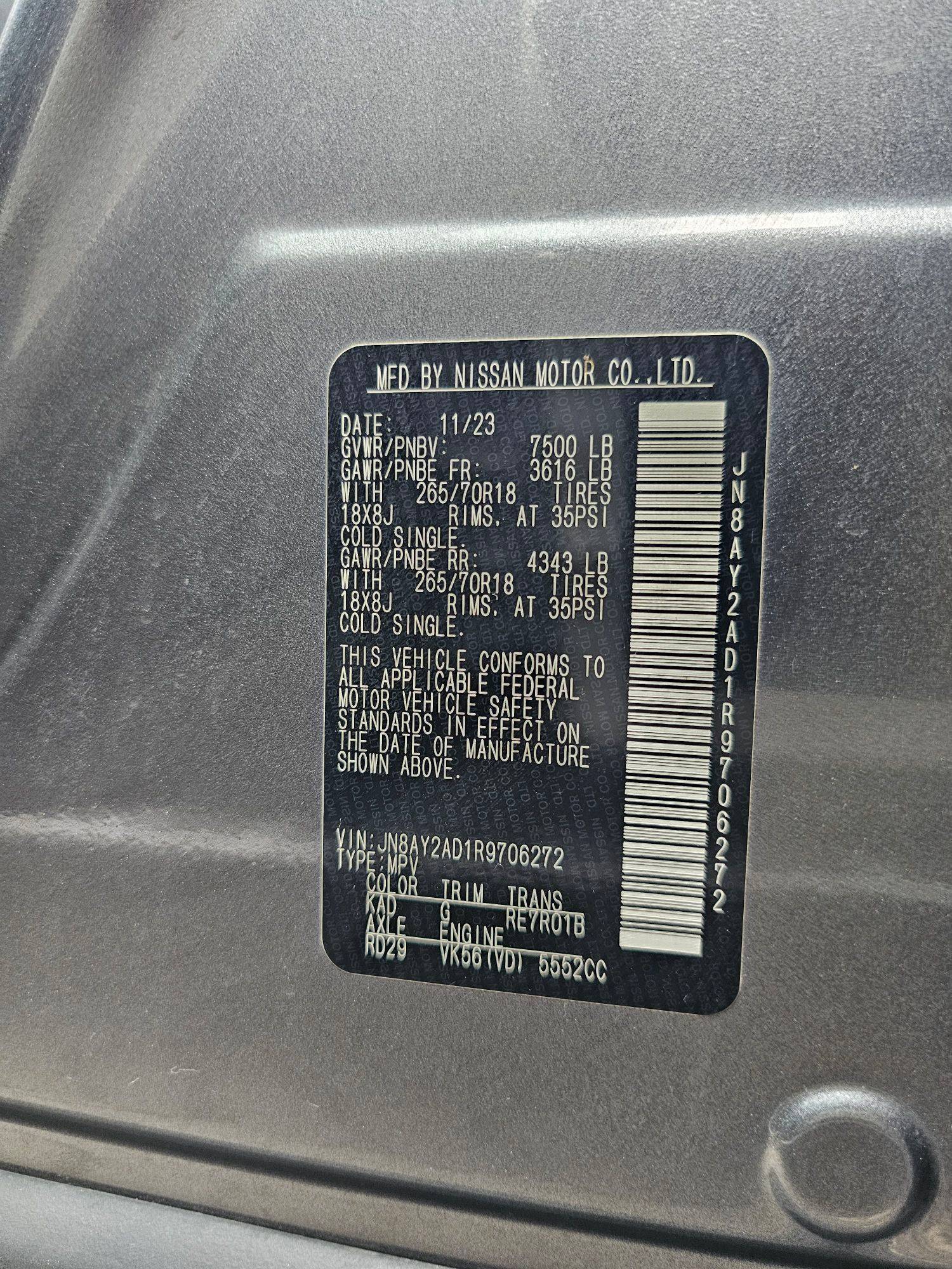 NISSAN ARMADA 2024 - Marhaba Auction Used Cars - Image 10