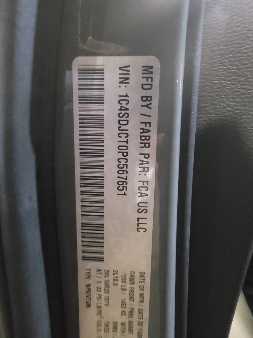 2023 DODGE DURANGO — 54976 KM — Lot PC567651 — Main - Marhaba Auctions Used Cars - Image 10