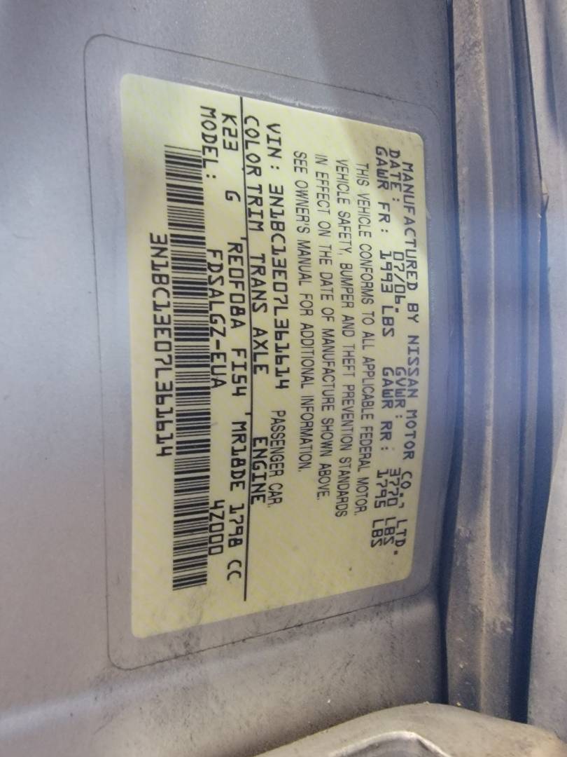 2007 NISSAN VERSA — 138898 Miles — Lot L361614 — Main - Marhaba Auctions Used Cars - Image 10