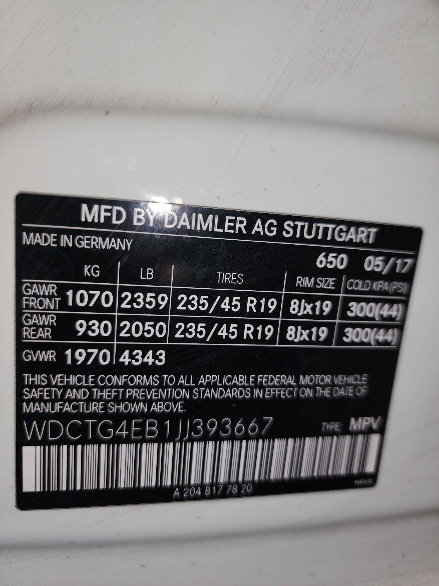 MERCEDES BENZ GLA-250 2018 - Marhaba Auction Used Cars - Image 11