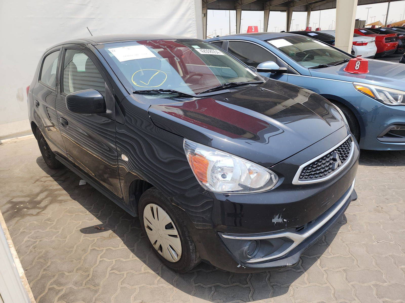 2017 MITSUBISHI MIRAGE — 88239 Miles — Lot 42008054 — Souq - Marhaba Auctions Used Cars - Image 3