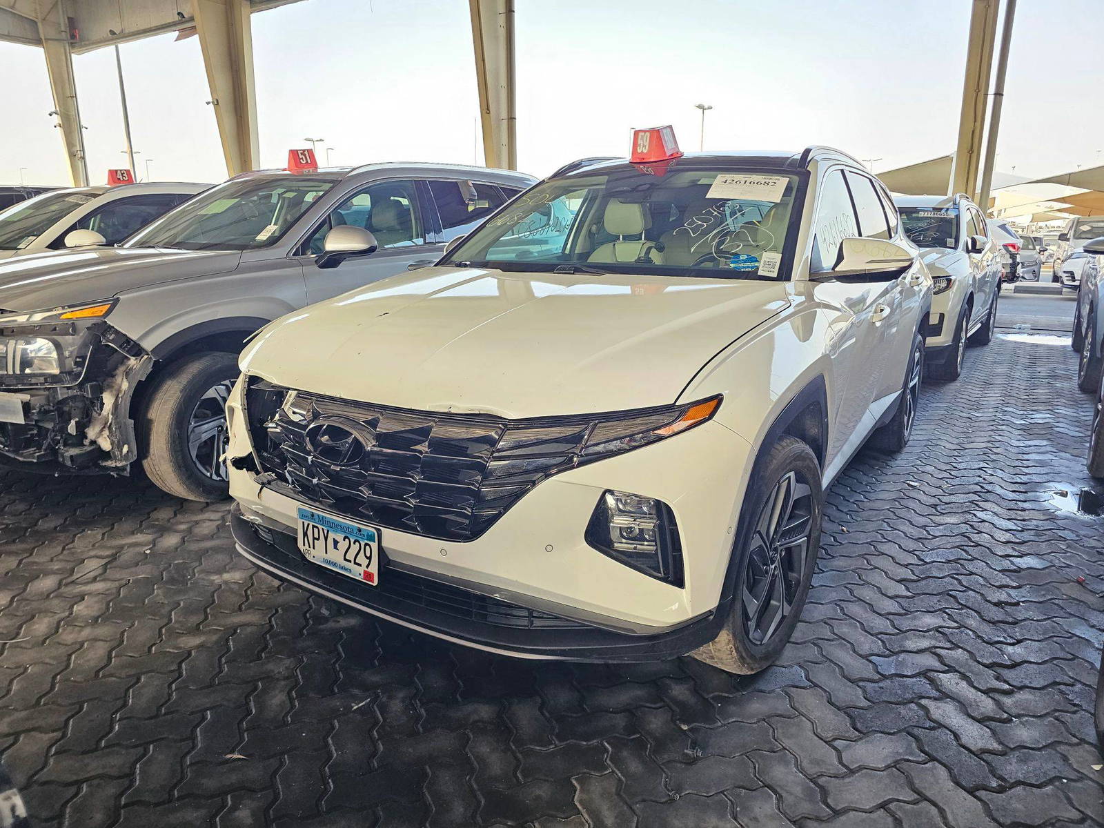 2023 HYUNDAI TUCSON — sold — 103857 Miles — Lot 42616682 — Main - Marhaba Auctions Used Cars - Image 4
