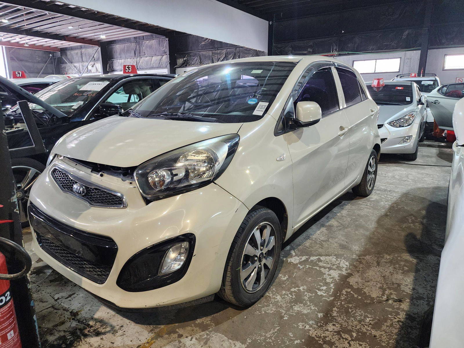 2013 KIA MORNING — 128536 KM — Lot 436486 — Al Quoz - Marhaba Auctions Used Cars - Image 5
