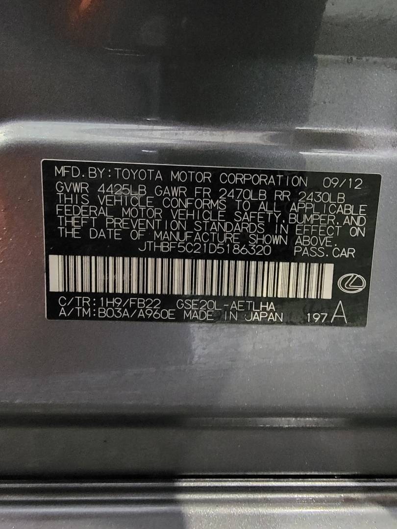 2013 LEXUS IS 250 — 145454 Miles — Lot D5186320 — Main - Marhaba Auctions Used Cars - Image 11