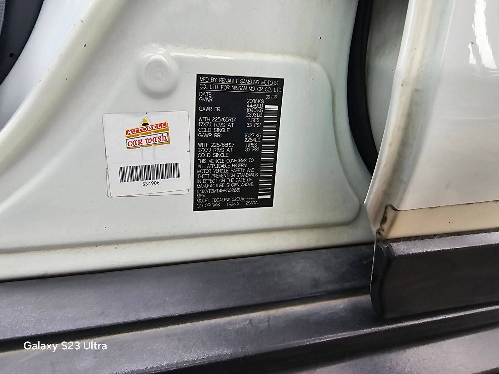 NISSAN ROGUE 2017 - Marhaba Auction Used Cars - Image 9