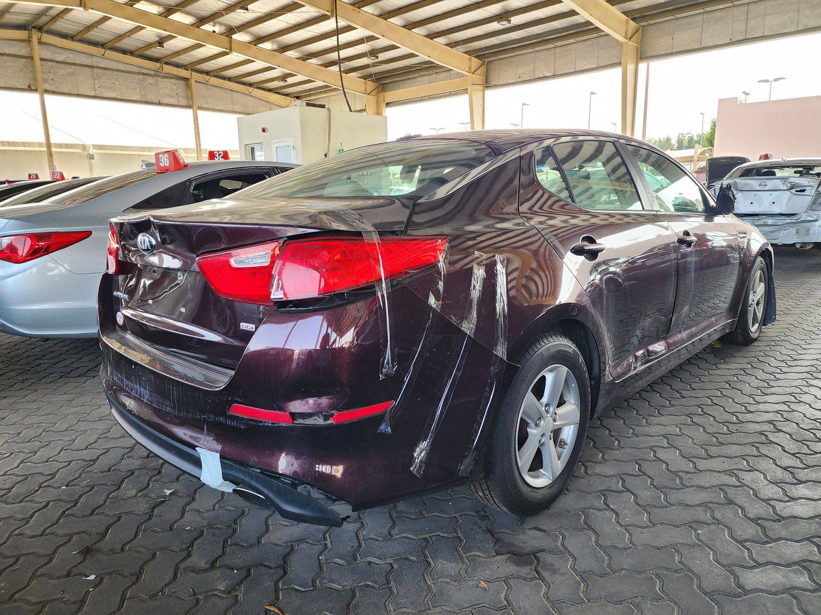 2014 KIA OPTIMA — 135799 Miles — Lot 55122964 — Souq - Marhaba Auctions Used Cars - Image 3