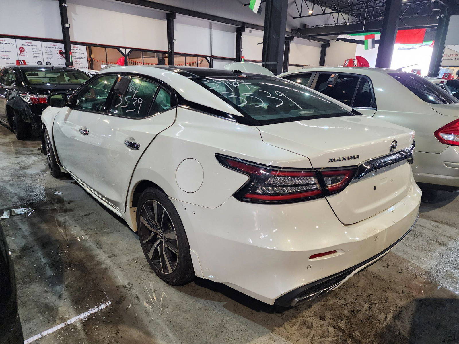 2019 NISSAN MAXIMA — 60637 Miles — Lot 382979 — Al Quoz - Marhaba Auctions Used Cars - Image 3