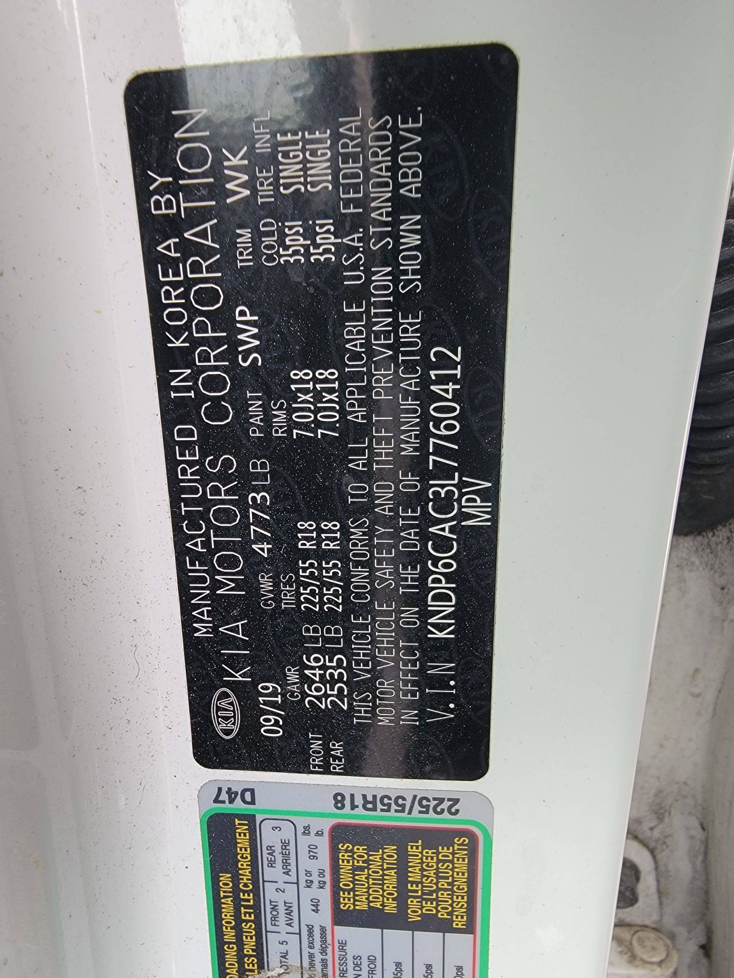 KIA SPORTAGE 2020 - Marhaba Auction Used Cars - Image 12