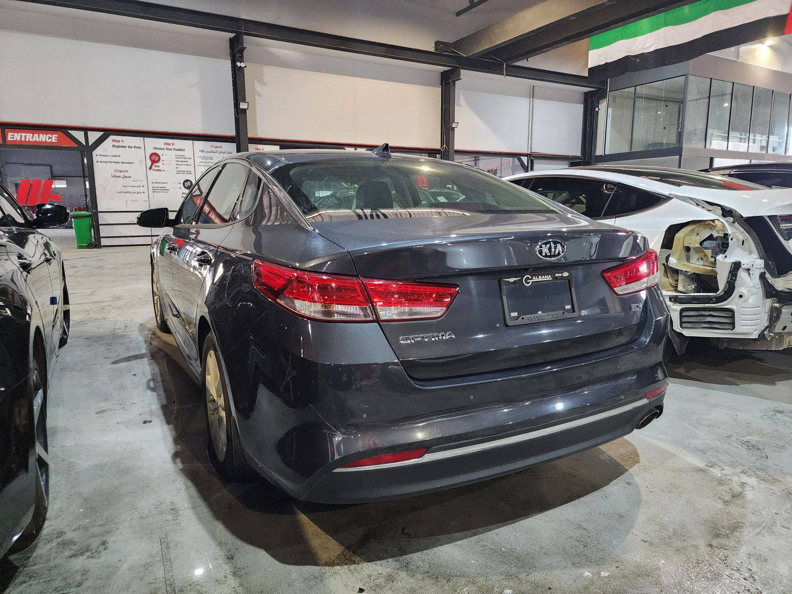 2018 KIA OPTIMA — 173560 Miles — Lot 49215305 — Al Quoz - Marhaba Auctions Used Cars - Image 3