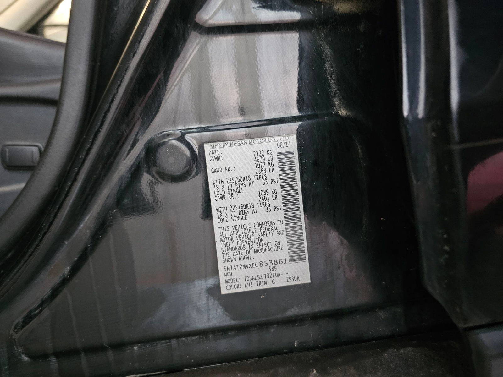 NISSAN ROGUE 2014 - Marhaba Auction Used Cars - Image 10
