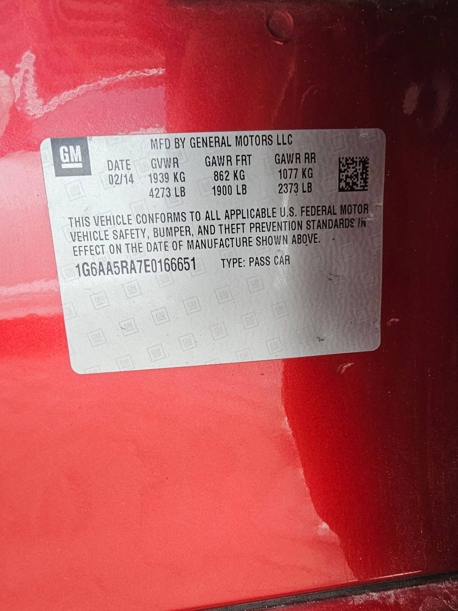 2014 CADILLAC ATS — 196974 Miles — Lot A7E0166651 — Souq - Marhaba Auctions Used Cars - Image 10