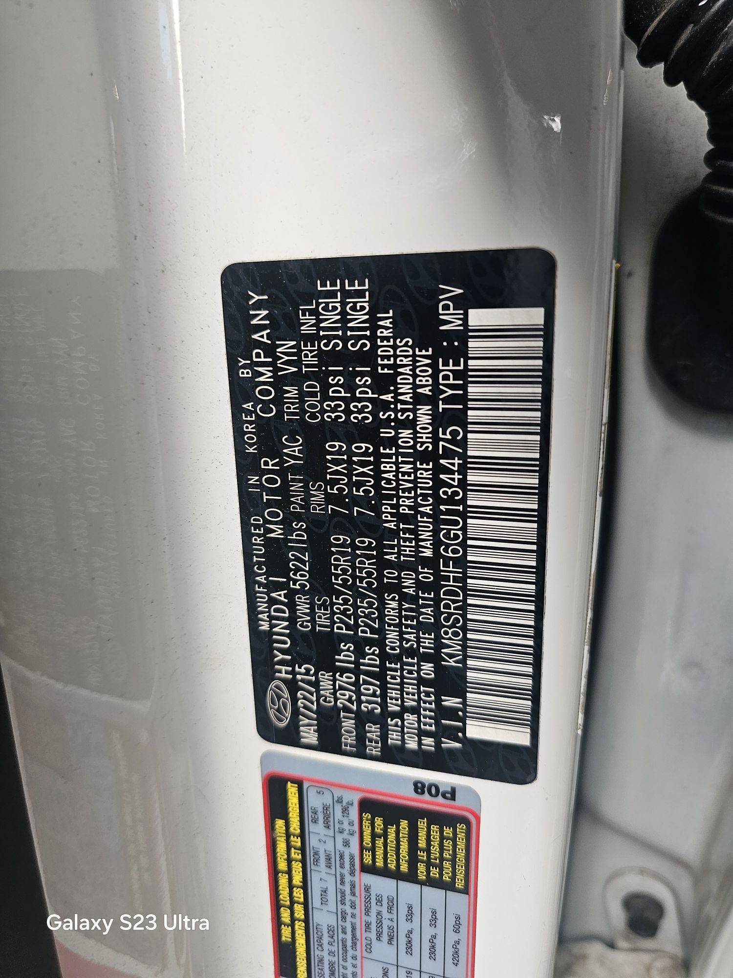 HYUNDAI SANTA FE 2016 - Marhaba Auction Used Cars - Image 9