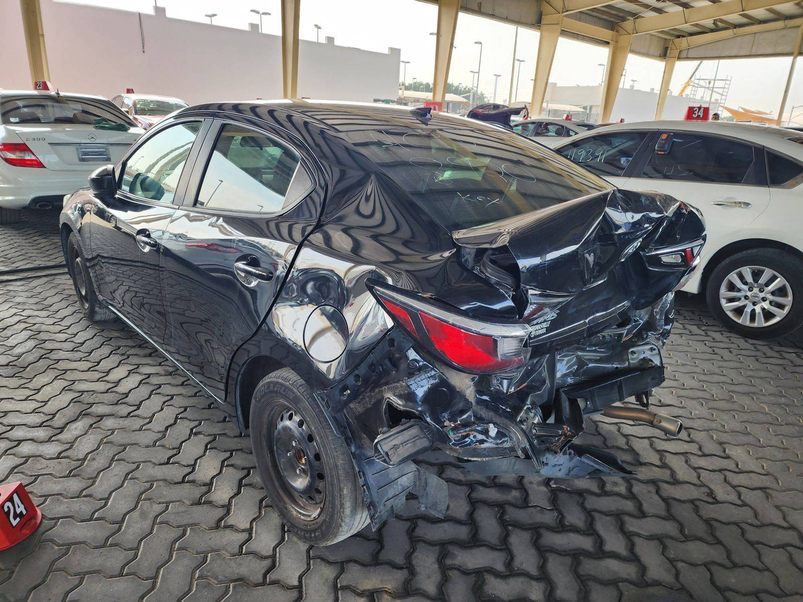 2019 TOYOTA YARIS — 139471 Miles — Lot 52544234 - Marhaba Auctions Used Cars - Image 3