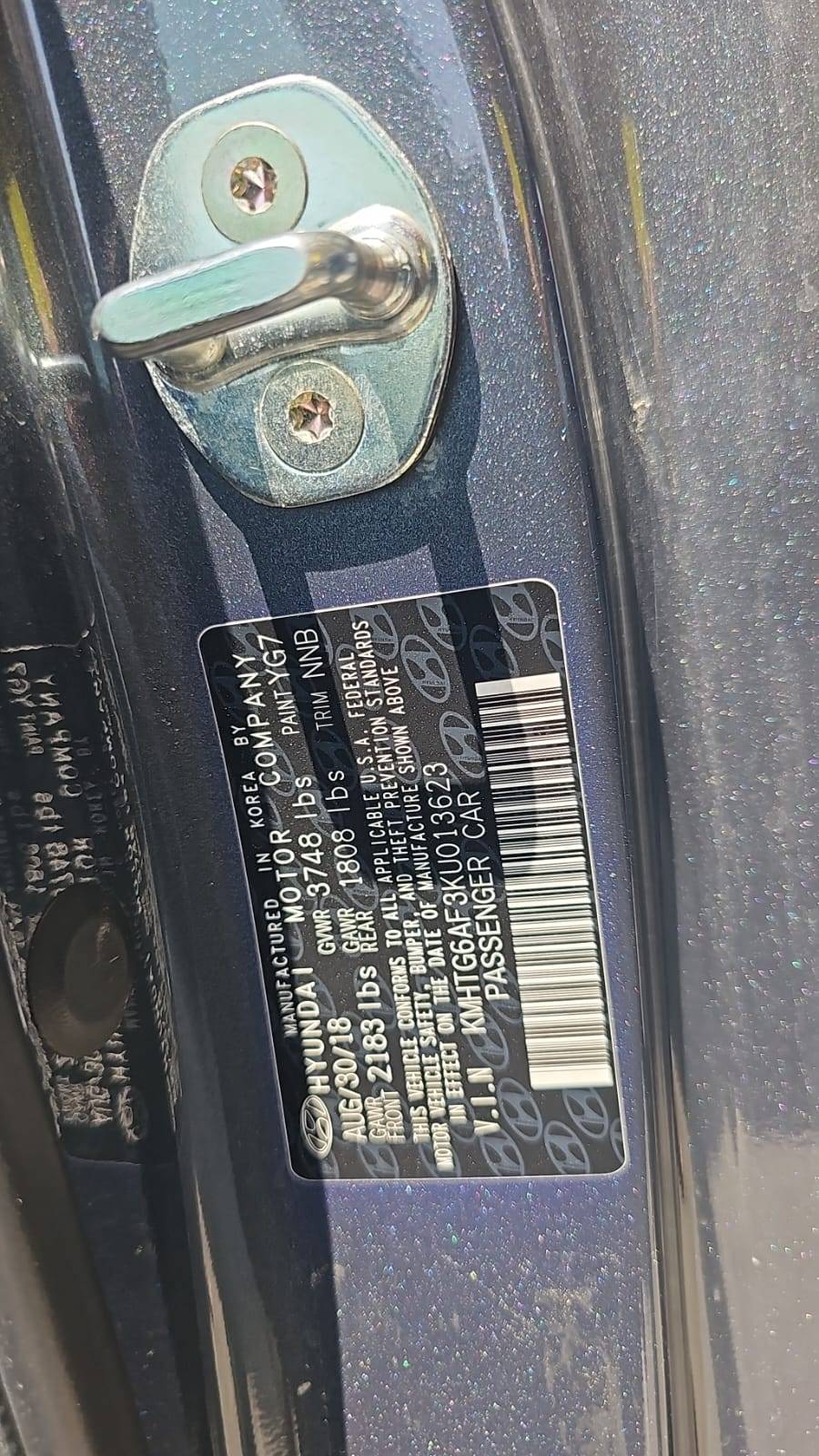2019 HYUNDAI VELOSTER — 61888 Miles — Lot AF3KU013623 — Souq - Marhaba Auctions Used Cars - Image 12