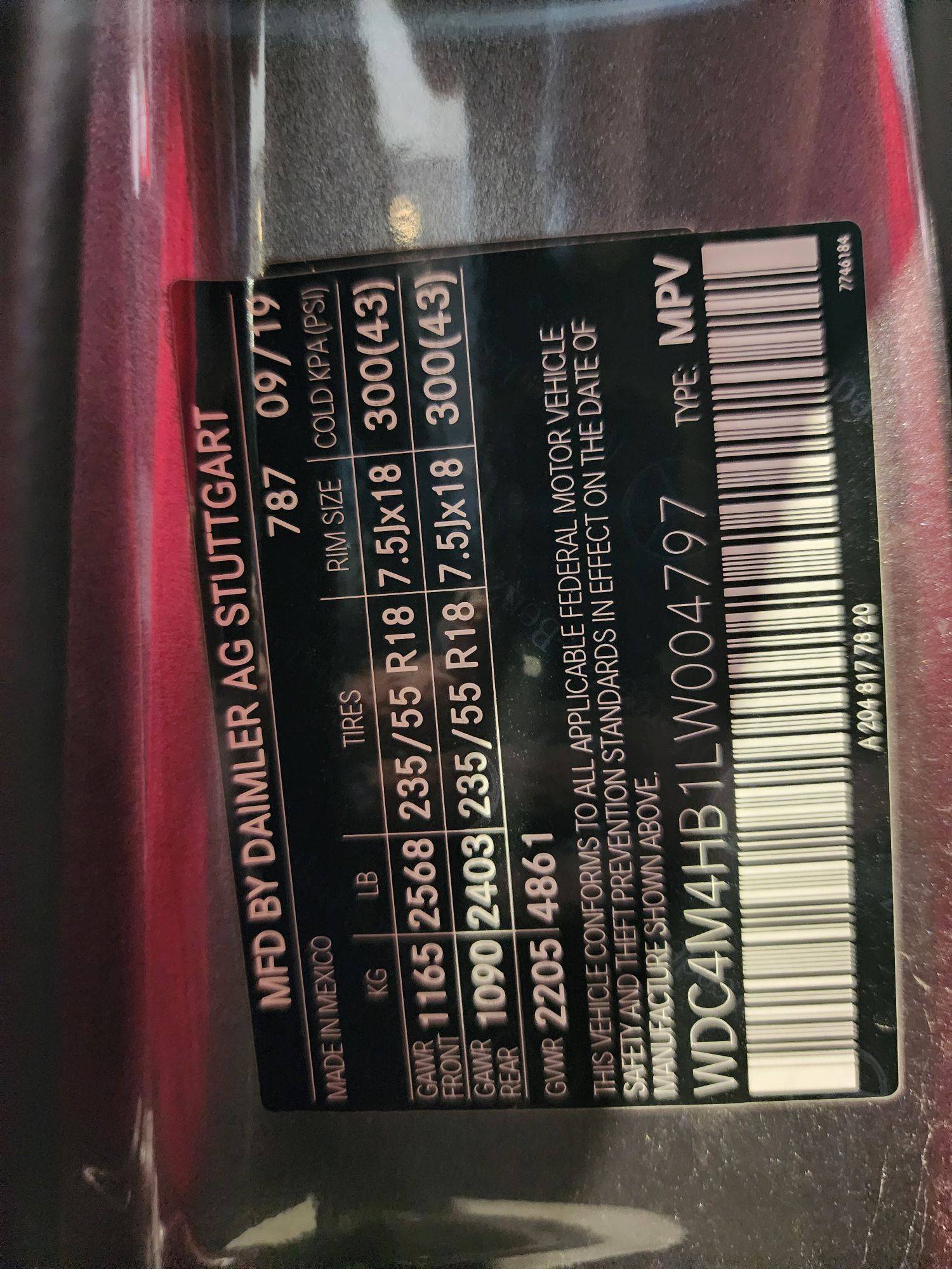 MERCEDES BENZ GLB 250 2020 - Marhaba Auction Used Cars - Image 10