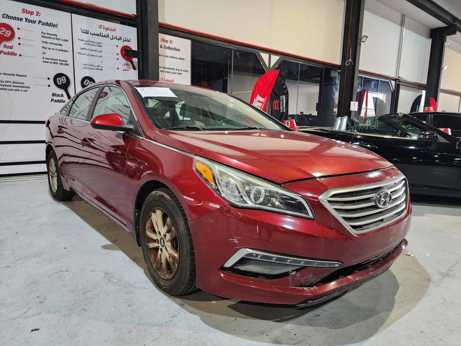2015 HYUNDAI SONATA — 159753 Miles — Lot 237576 — Al Quoz - Marhaba Auctions Used Cars - Image 3