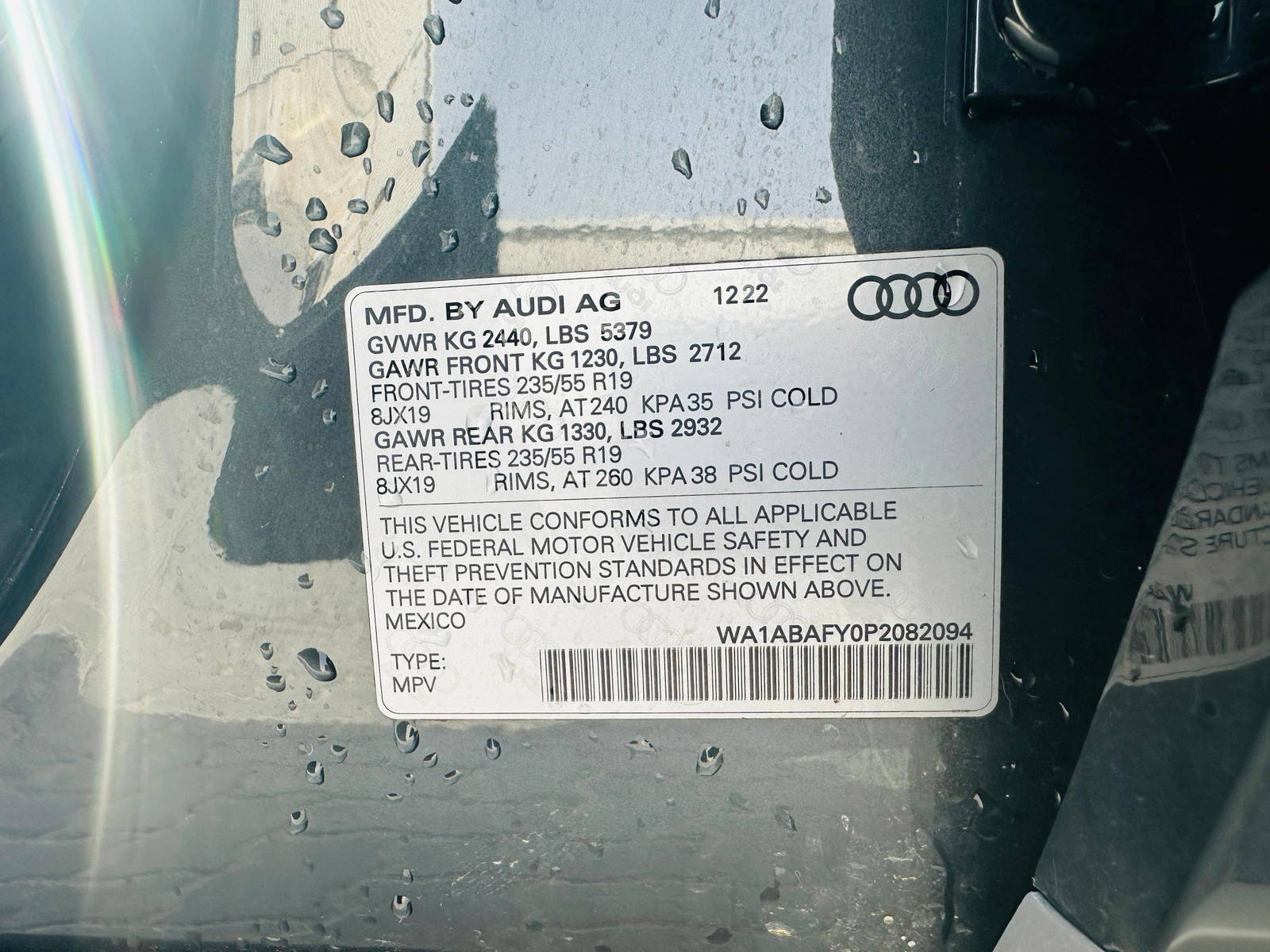 2023 AUDI Q5 — 14661 Miles — Lot 082094 — Souq - Marhaba Auctions Used Cars - Image 23