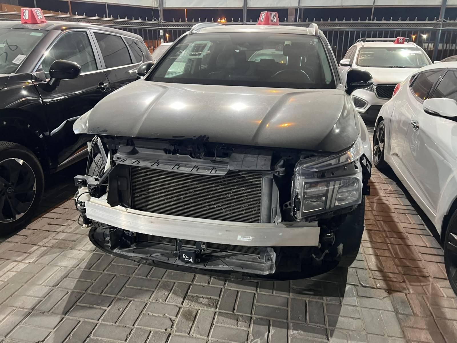 2022 HYUNDAI SANTA FE — sold — 75367 Miles — Lot H426763 — Al Sajaa - Marhaba Auctions Used Cars - Image 4