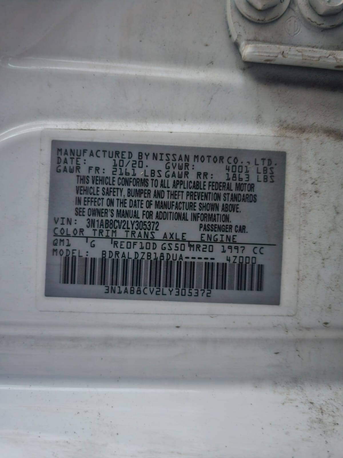 NISSAN SENTRA 2020 - Marhaba Auction Used Cars - Image 3