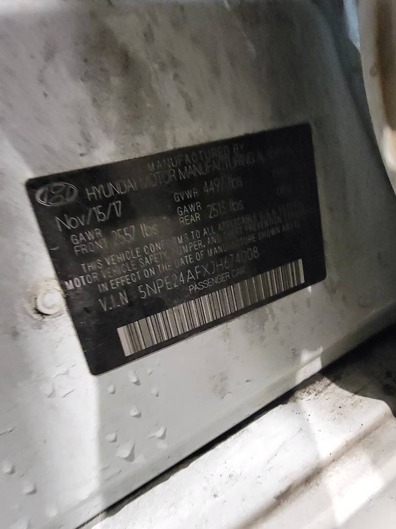 HYUNDAI SONATA 2018 - Marhaba Auction Used Cars - Image 9