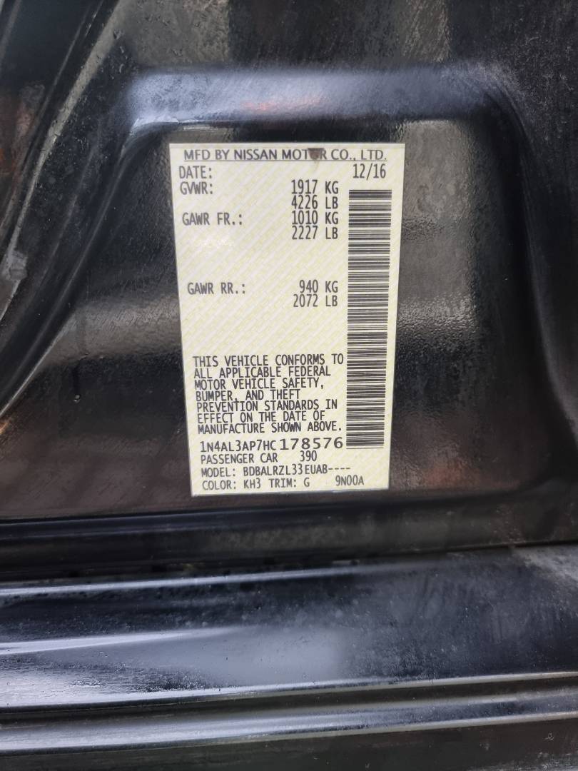 NISSAN ALTIMA 2017 - Marhaba Auction Used Cars - Image 9