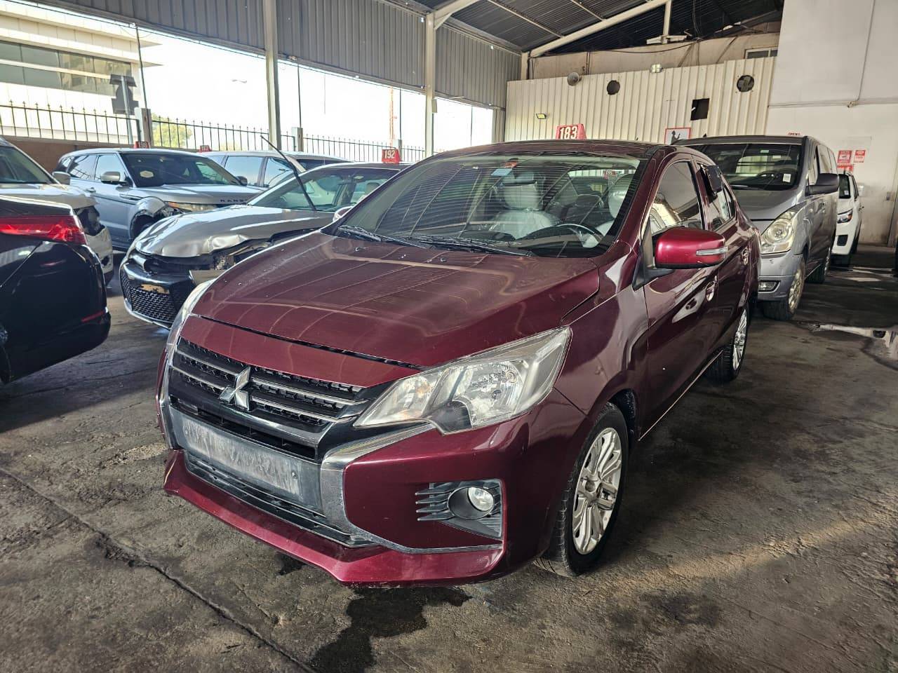2021 MITSUBISHI ATTRAGE — 154673 KM — Lot H007878 — Main - Marhaba Auctions Used Cars - Image 3
