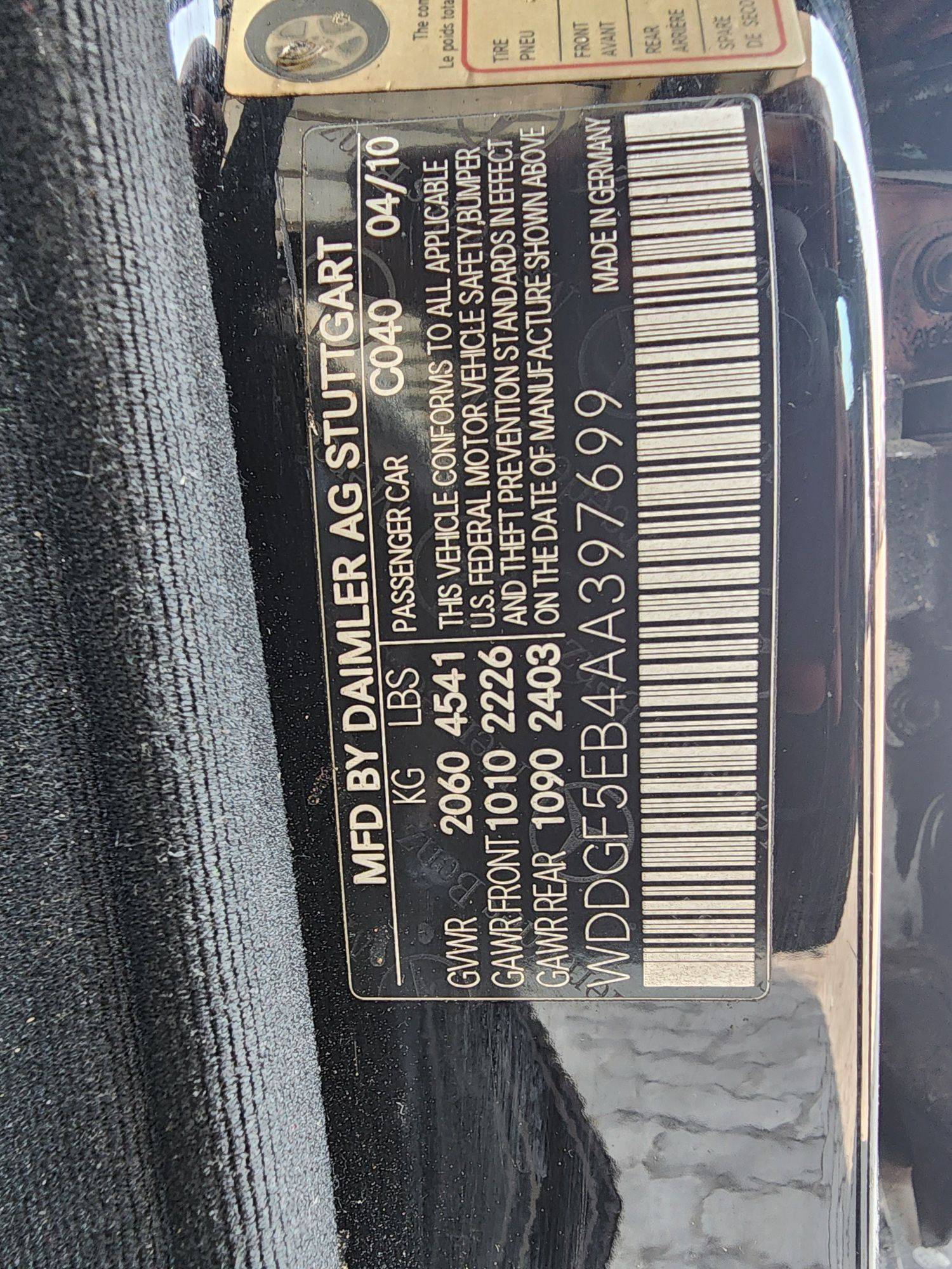 2010 MERCEDES BENZ C300 — 125194 Miles — Lot 38220845 — Main - Marhaba Auctions Used Cars - Image 10