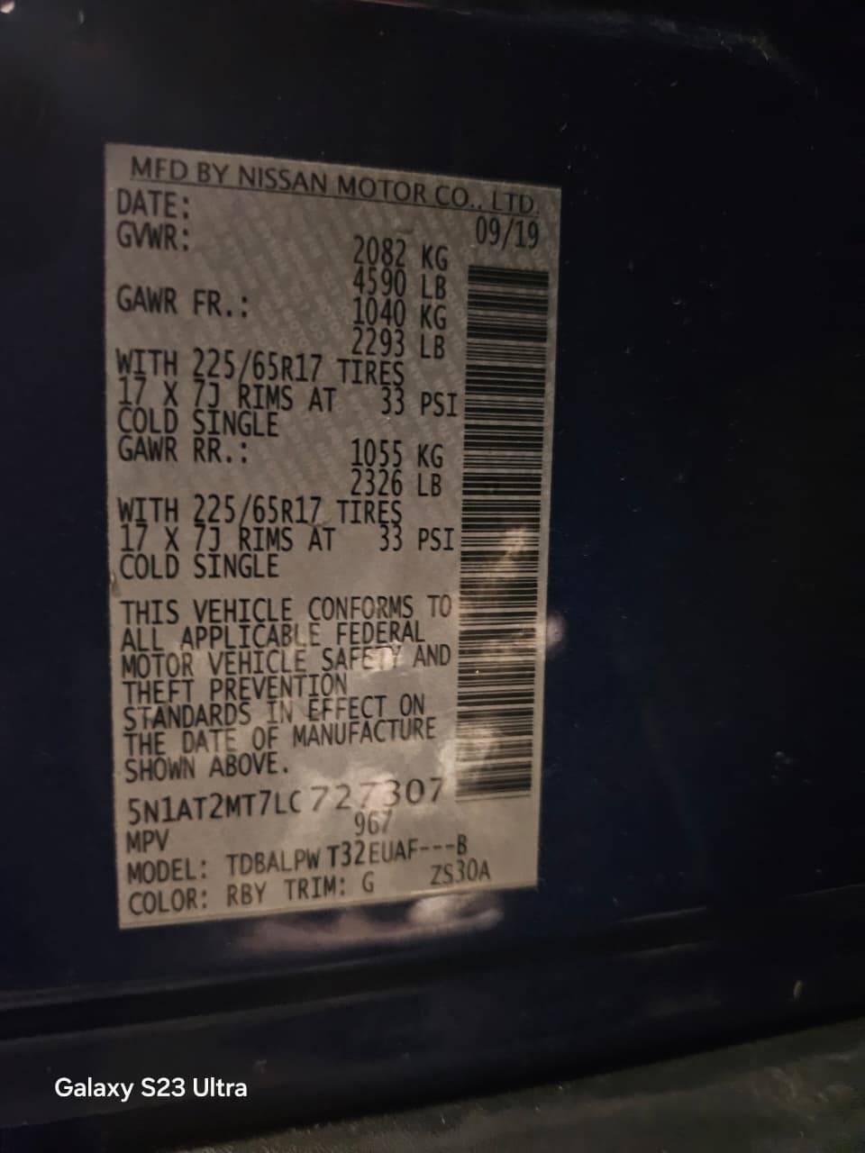 NISSAN ROGUE 2020 - Marhaba Auction Used Cars - Image 12