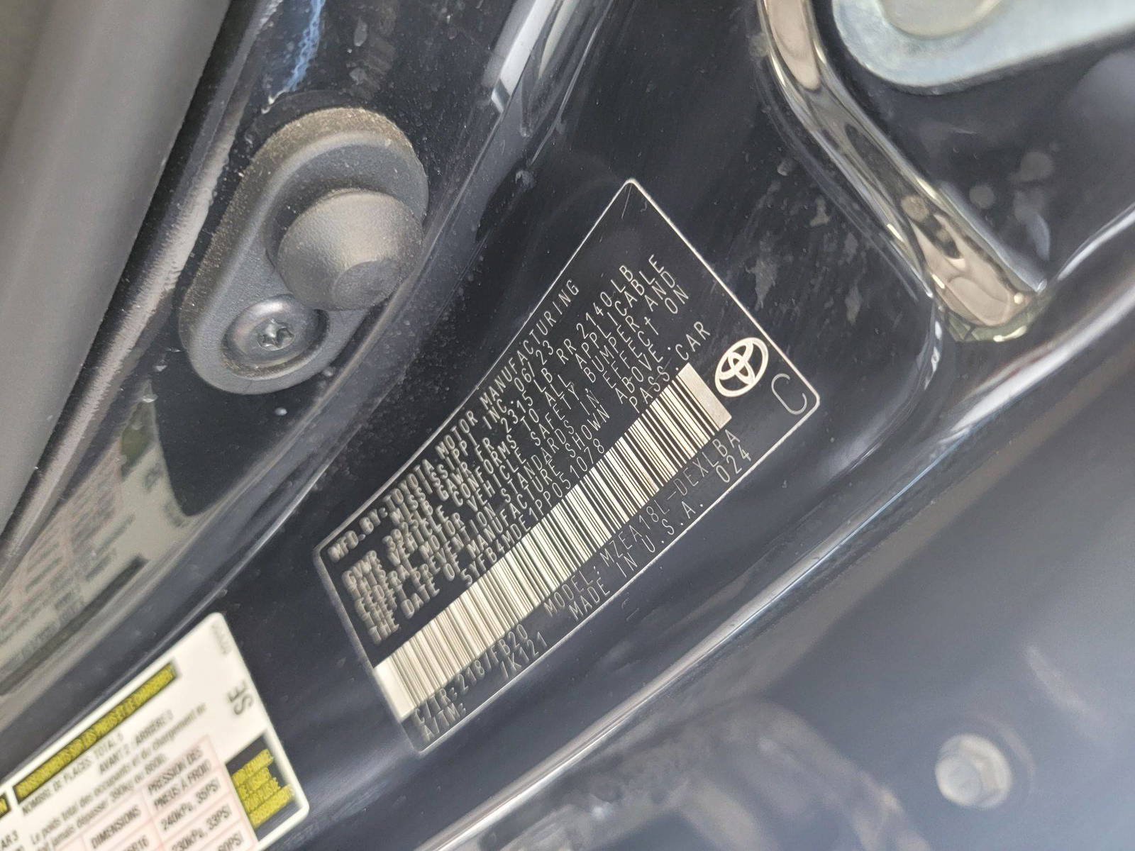 TOYOTA COROLLA 2023 - Marhaba Auction Used Cars - Image 7