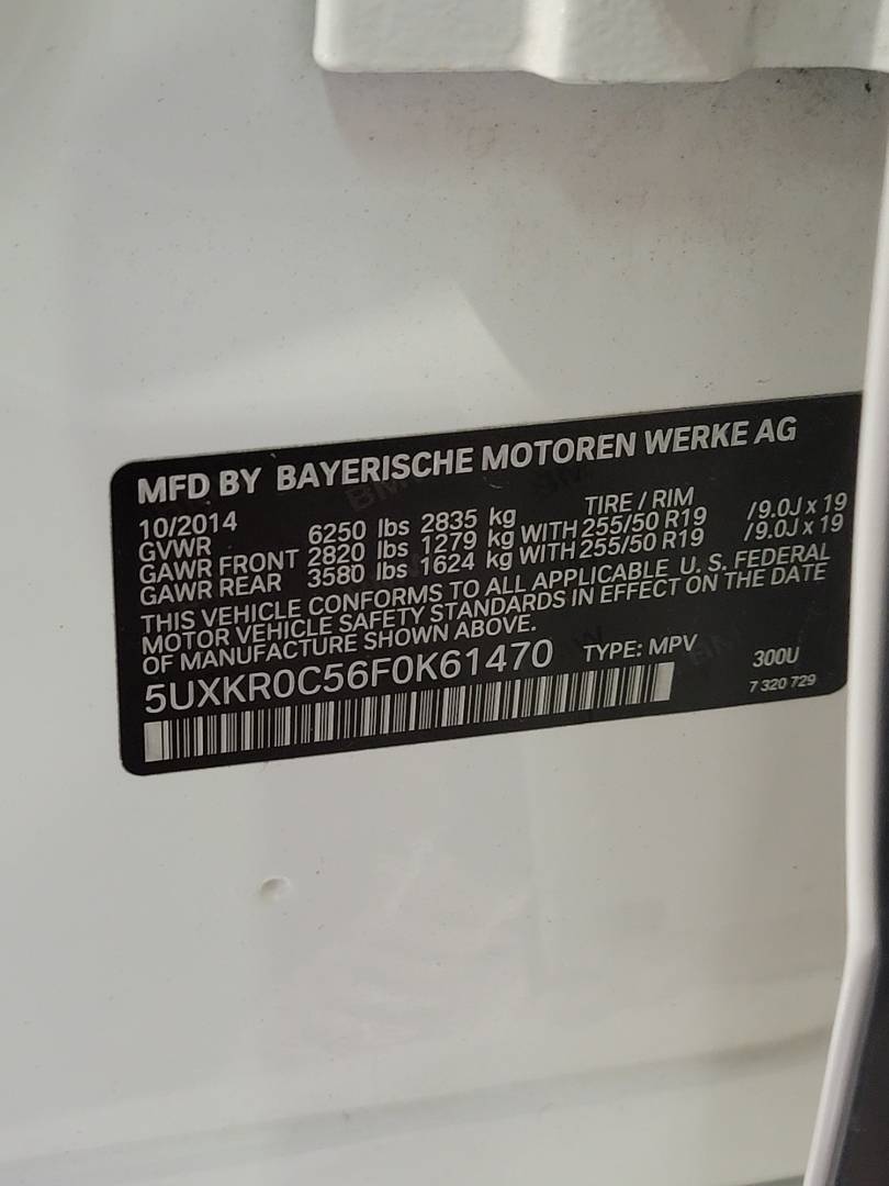 2015 BMW X5 XDRIVE35I — 157818 Miles — Lot 6F0K61470 — Main - Marhaba Auctions Used Cars - Image 11