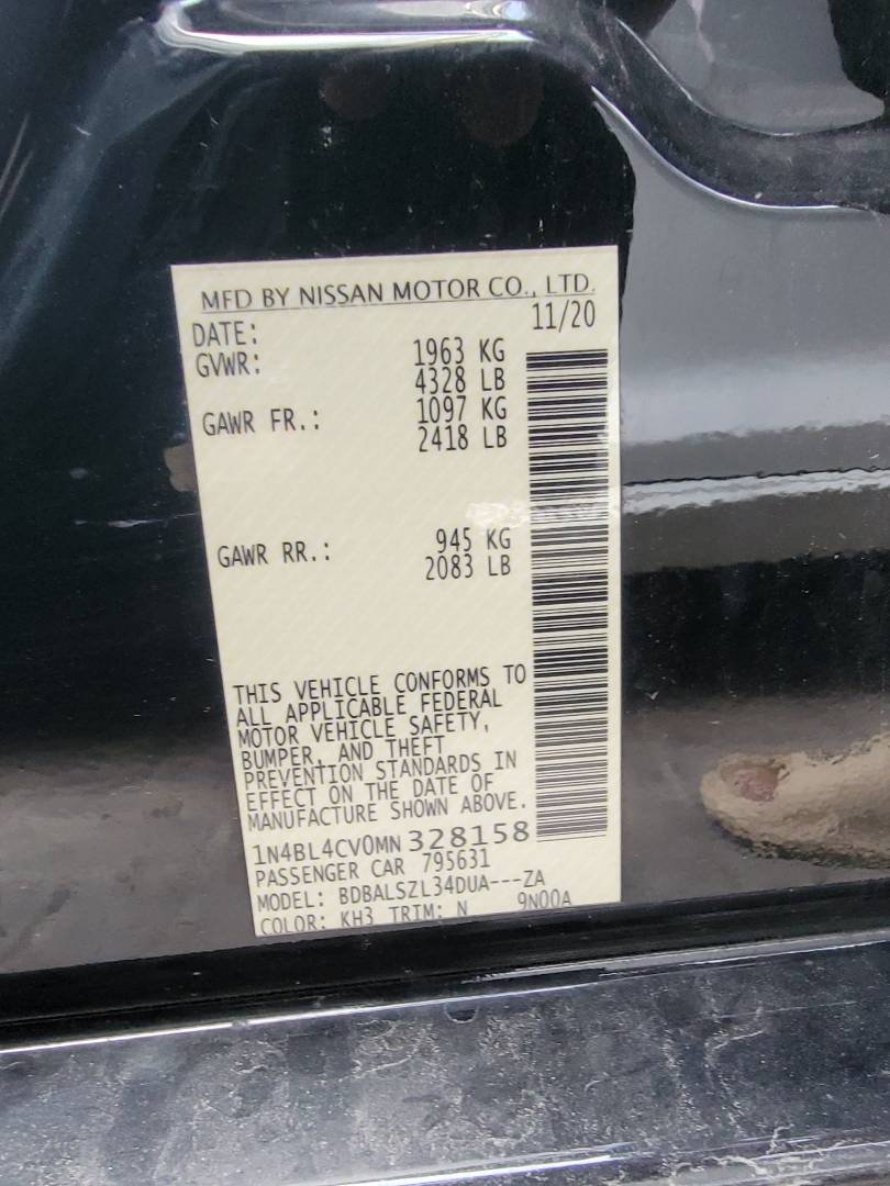 2021 NISSAN ALTIMA — 73421 Miles — Lot 328158 — Main - Marhaba Auctions Used Cars - Image 10