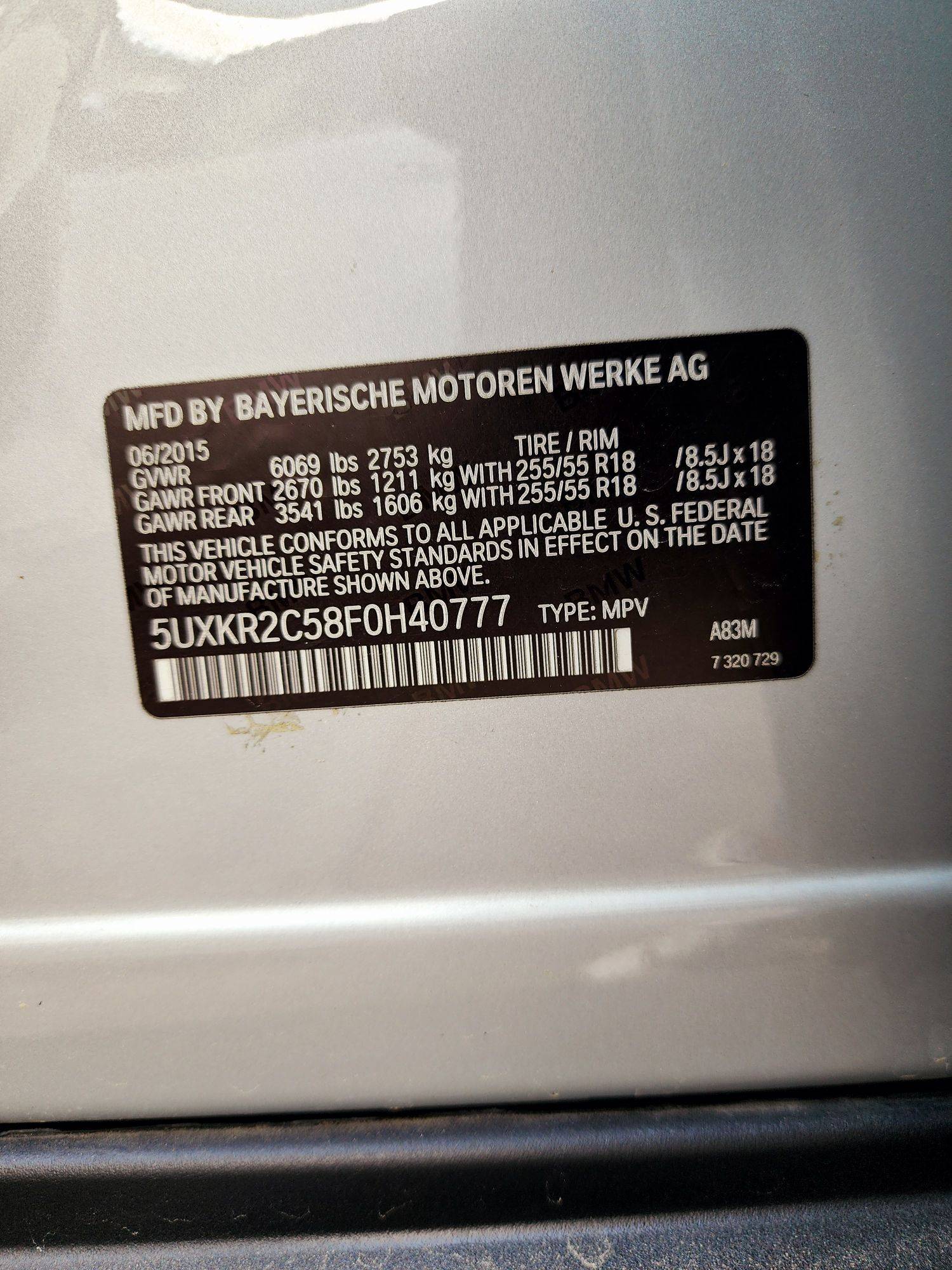 2015 BMW X 5 — 78378 Miles — Lot 8F0H40777 — Souq - Marhaba Auctions Used Cars - Image 10
