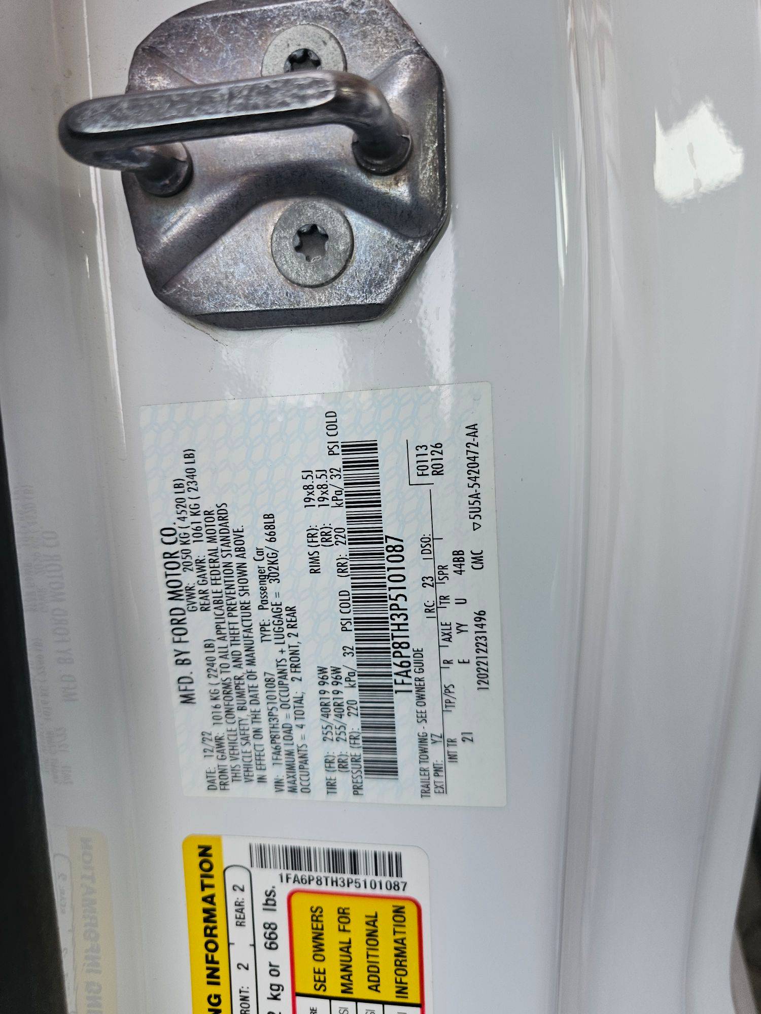 FORD MUSTANG 2023 - Marhaba Auction Used Cars - Image 9