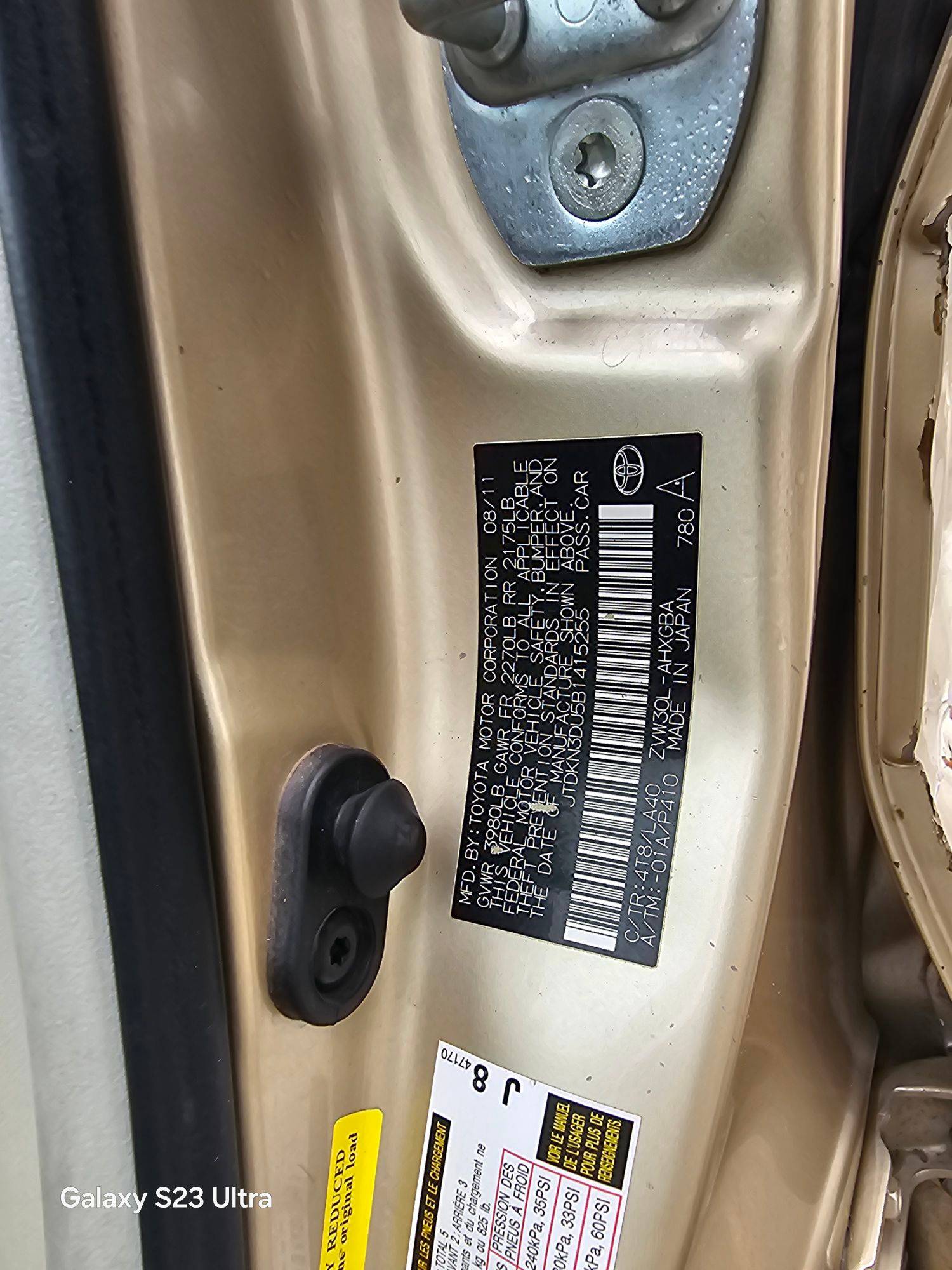 TOYOTA PRIUS 2011 - Marhaba Auction Used Cars - Image 9