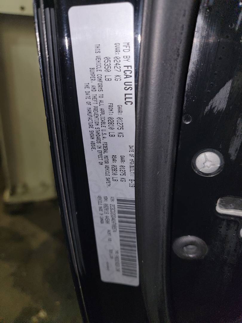 2019 DODGE CHALLENGER — 71608 Miles — Lot KH708974 - Marhaba Auctions Used Cars - Image 8