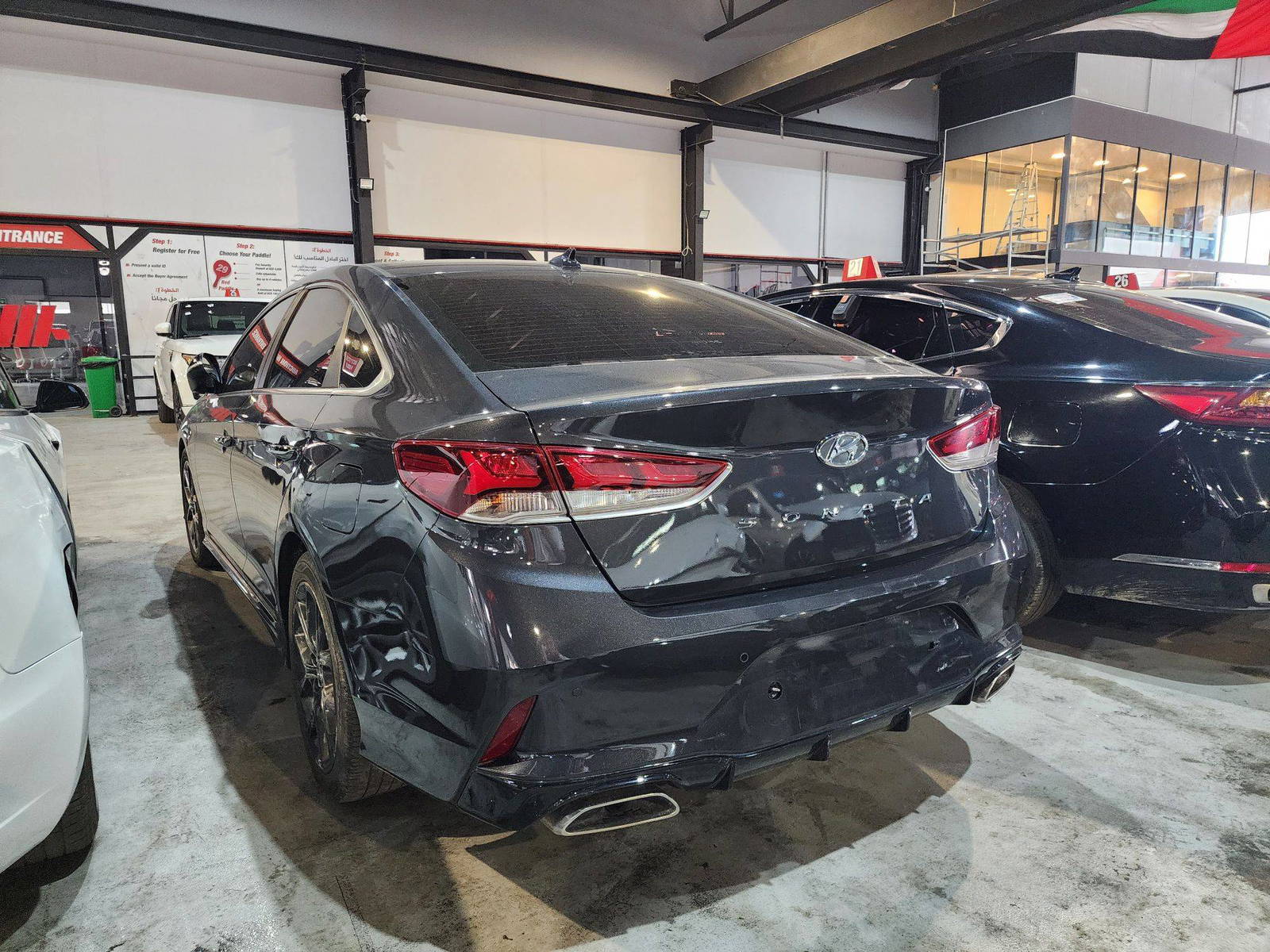 2018 HYUNDAI SONATA — 244695 KM — Lot 348610 — Al Quoz - Marhaba Auctions Used Cars - Image 6