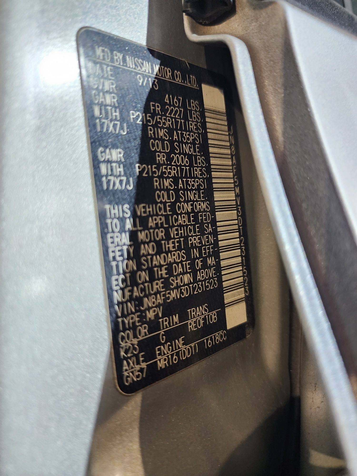 2013 NISSAN JUKE — 164014 Miles — Lot 43607914 — Souq - Marhaba Auctions Used Cars - Image 10