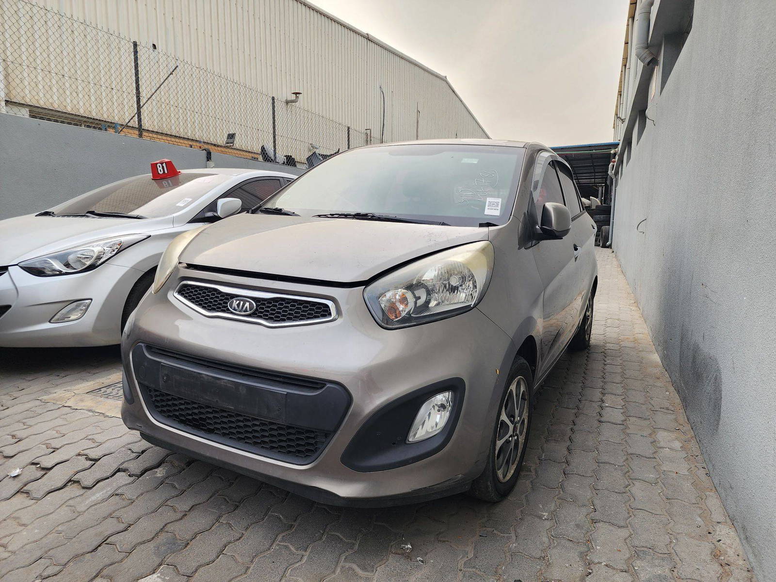2012 KIA MORNING — 186324 KM — Lot 225406 — Al Quoz - Marhaba Auctions Used Cars - Image 4
