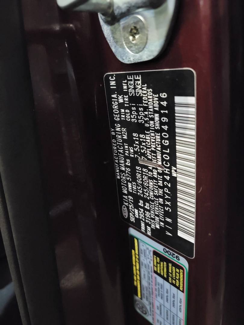 KIA TELLURIDE 2020 - Marhaba Auction Used Cars - Image 9