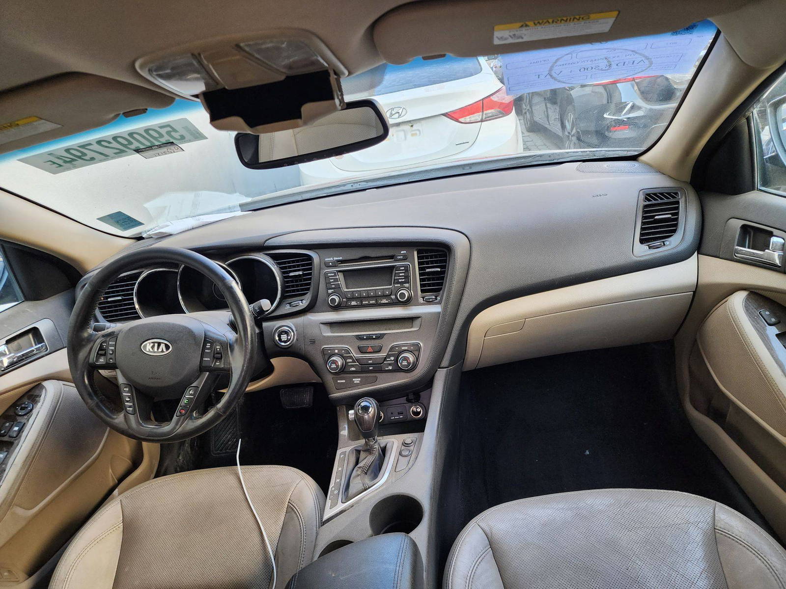 2012 KIA OPTIMA — 171541 Miles — Lot 53865 — Al Quoz - Marhaba Auctions Used Cars - Image 4