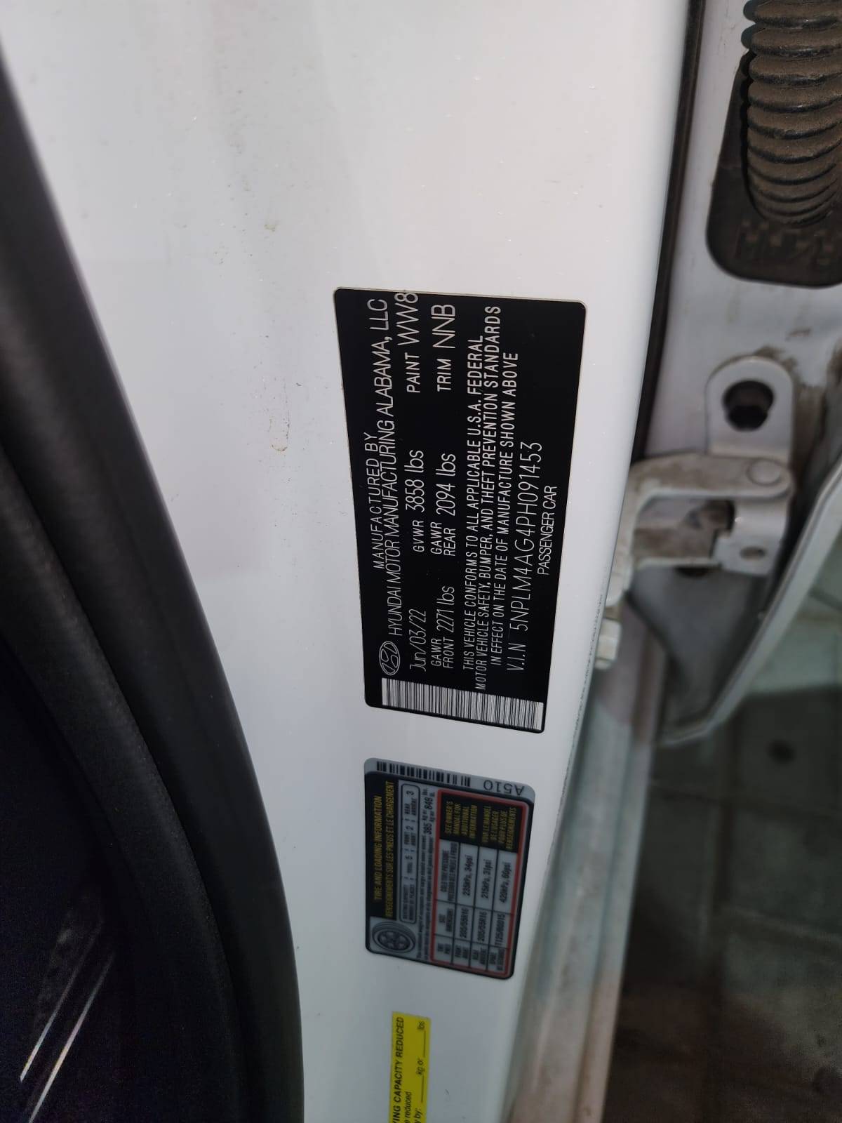 HYUNDAI ELANTRA 2023 - Marhaba Auction Used Cars - Image 9