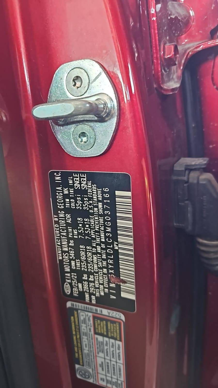 KIA SORENTO 2021 - Marhaba Auction Used Cars - Image 5